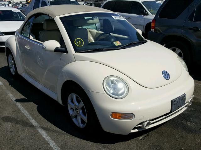 3VWCD31Y55M302540 - 2005 VOLKSWAGEN NEW BEETLE ბეჟი ფოტო 1