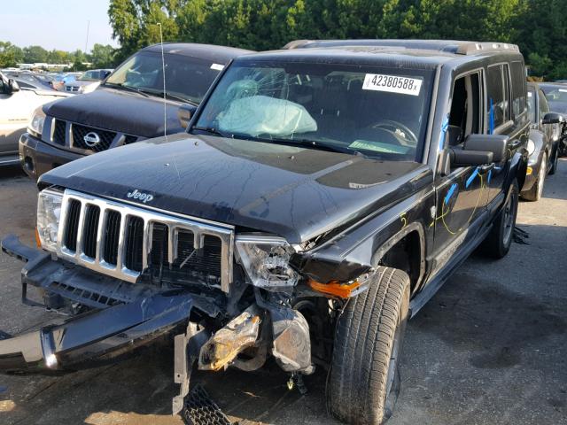 1J8HG48P07C562960 - 2007 JEEP COMMANDER BLACK photo 2