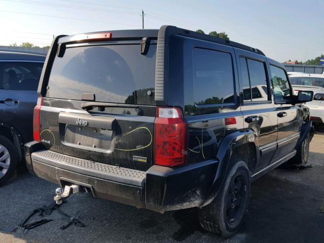 1J8HG48P07C562960 - 2007 JEEP COMMANDER BLACK photo 4