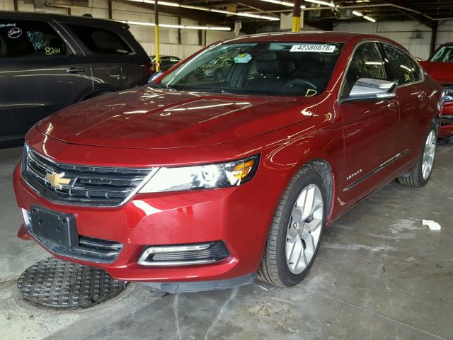 2G1125S37J9165305 - 2018 CHEVROLET IMPALA PRE წითელი ფოტო 2