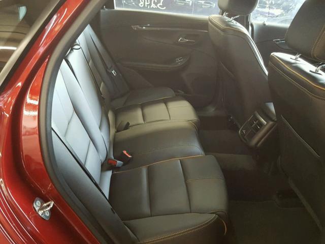 2G1125S37J9165305 - 2018 CHEVROLET IMPALA PRE წითელი ფოტო 6