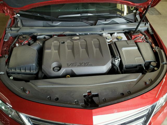 2G1125S37J9165305 - 2018 CHEVROLET IMPALA PRE წითელი ფოტო 7