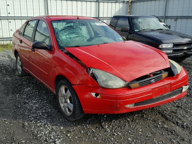 1FAFP38Z34W184434 - 2004 FORD FOCUS ZTS RED photo 1