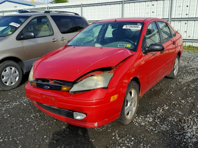 1FAFP38Z34W184434 - 2004 FORD FOCUS ZTS RED photo 2