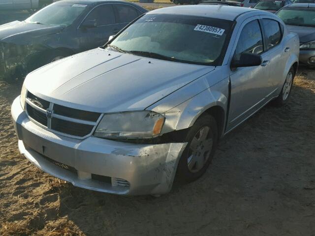 1B3LC46K38N153850 - 2008 DODGE AVENGER SILVER photo 2