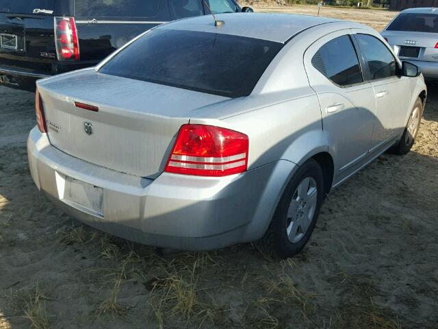 1B3LC46K38N153850 - 2008 DODGE AVENGER SILVER photo 4