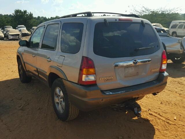 4F2YU09131KM24491 - 2001 MAZDA TRIBUTE SILVER photo 3