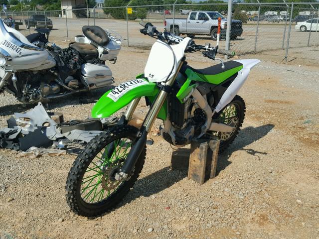 JKAKXMZC1EA015143 - 2014 KAWASAKI KX250 Z GREEN photo 2