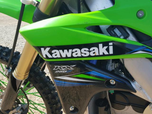 JKAKXMZC1EA015143 - 2014 KAWASAKI KX250 Z GREEN photo 9