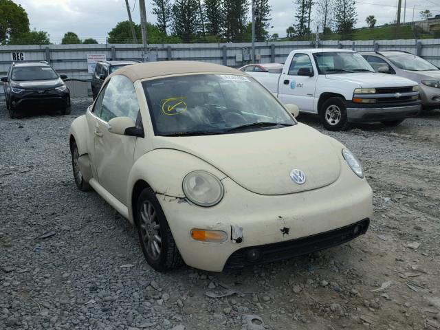 3VWCM31YX5M318426 - 2005 VOLKSWAGEN NEW BEETLE 米色 照片 1