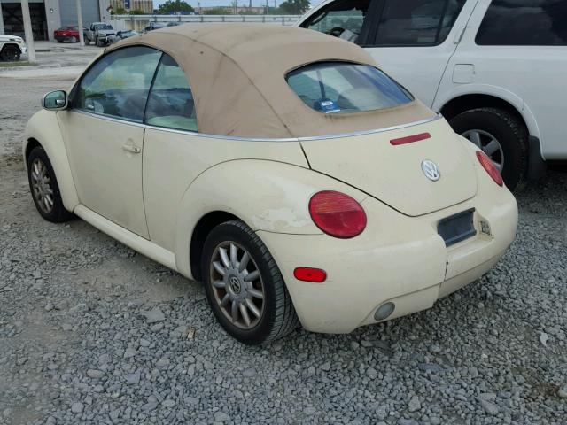 3VWCM31YX5M318426 - 2005 VOLKSWAGEN NEW BEETLE 米色 照片 3