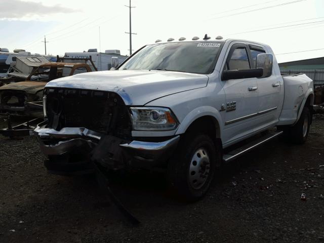 3C63RRML6EG278729 - 2014 RAM 3500 LARAM WHITE photo 2