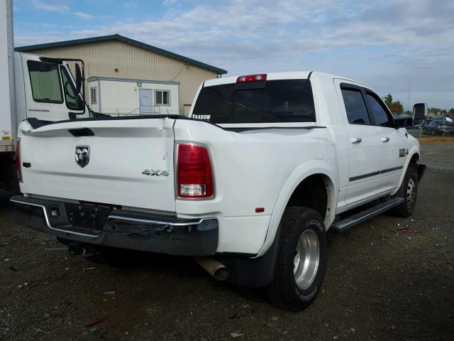 3C63RRML6EG278729 - 2014 RAM 3500 LARAM WHITE photo 4