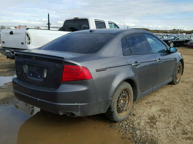 19UUA66204A010572 - 2004 ACURA TL GRAY photo 4