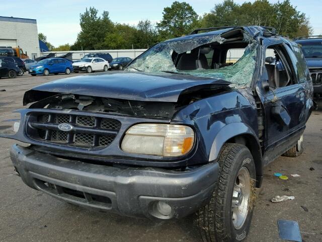 1FMYU70E5YUA06615 - 2000 FORD EXPLORER BLUE photo 2