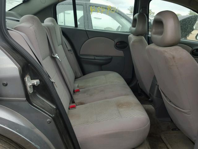 1G8AJ55F66Z151046 - 2006 SATURN ION LEVEL GRAY photo 6