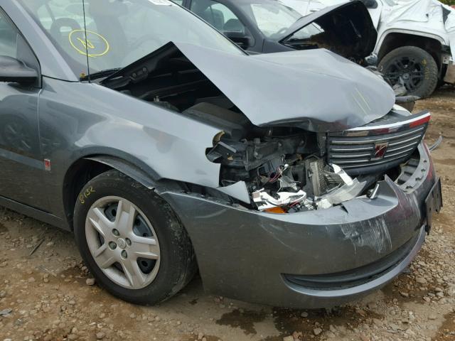 1G8AJ55F66Z151046 - 2006 SATURN ION LEVEL GRAY photo 9