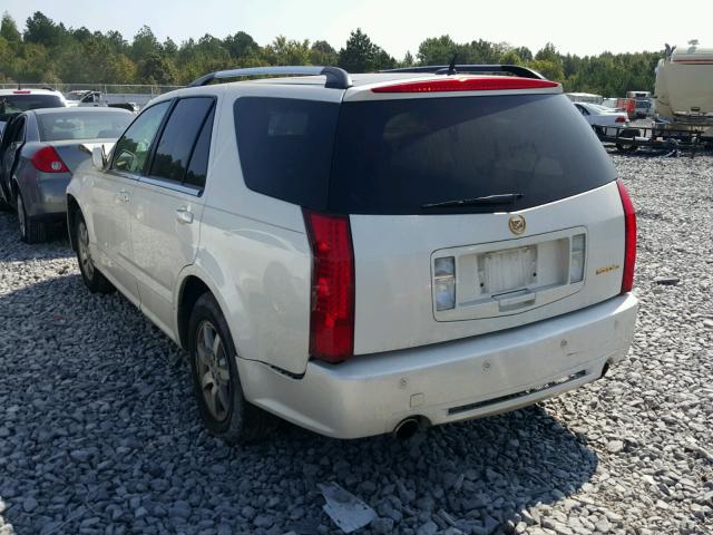 1GYEE637780103425 - 2008 CADILLAC SRX WHITE photo 3