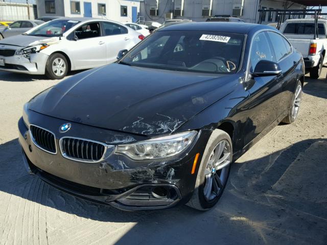 WBA4F7C30HG789040 - 2017 BMW 430I GRAN BLACK photo 2