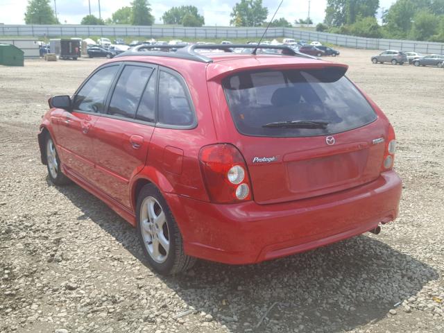 JM1BJ245721516036 - 2002 MAZDA PROTEGE PR RED photo 3