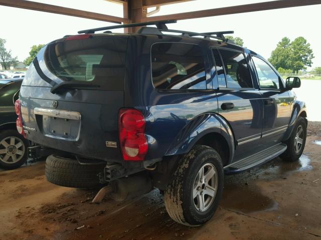 1D8HB58D94F157581 - 2004 DODGE DURANGO LI BLUE photo 4