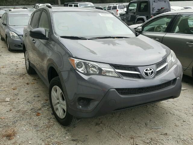 JTMZFREV4EJ003712 - 2014 TOYOTA RAV4 LE GRAY photo 1