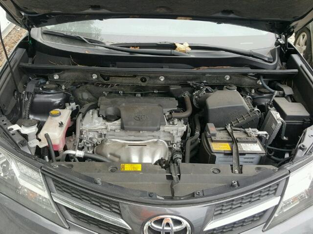 JTMZFREV4EJ003712 - 2014 TOYOTA RAV4 LE GRAY photo 7