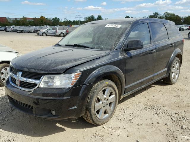 3D4GG57V69T157866 - 2009 DODGE JOURNEY SX BLACK photo 2