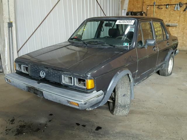 WVWGB016XEW135597 - 1984 VOLKSWAGEN JETTA DELU GRAY photo 2