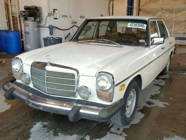 11406012113430 - 1975 MERCEDES-BENZ 280 WHITE photo 2