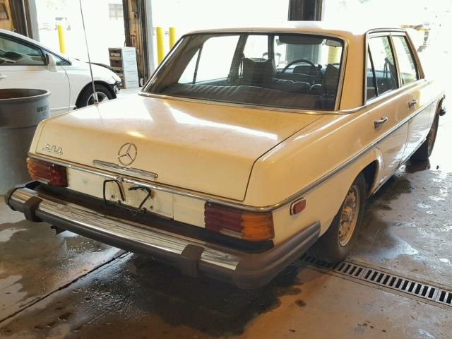 11406012113430 - 1975 MERCEDES-BENZ 280 WHITE photo 4