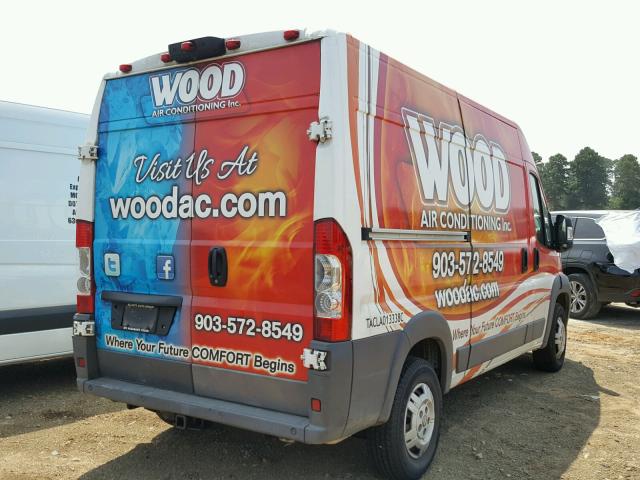 3C6TRVCD3EE130133 - 2014 RAM PROMASTER Mavi foto 4