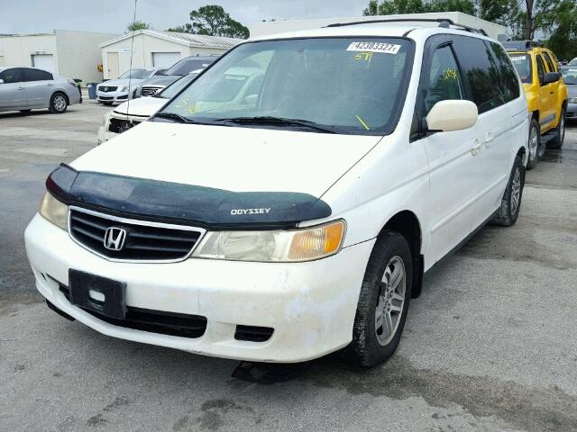 5FNRL18023B120302 - 2003 HONDA ODYSSEY WHITE photo 2