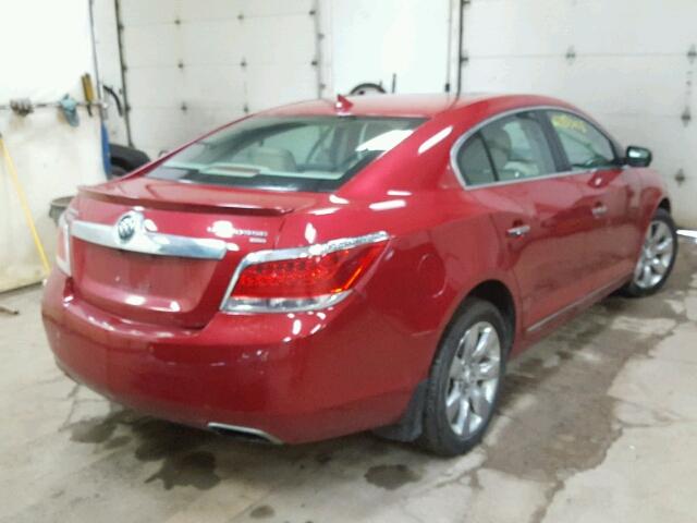 1G4GG5E3XDF311198 - 2013 BUICK LACROSSE P RED photo 4