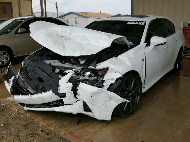 JTHBE1BL7FA007133 - 2015 LEXUS GS 350 WHITE photo 2