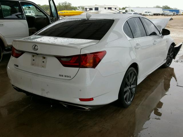 JTHBE1BL7FA007133 - 2015 LEXUS GS 350 WHITE photo 4