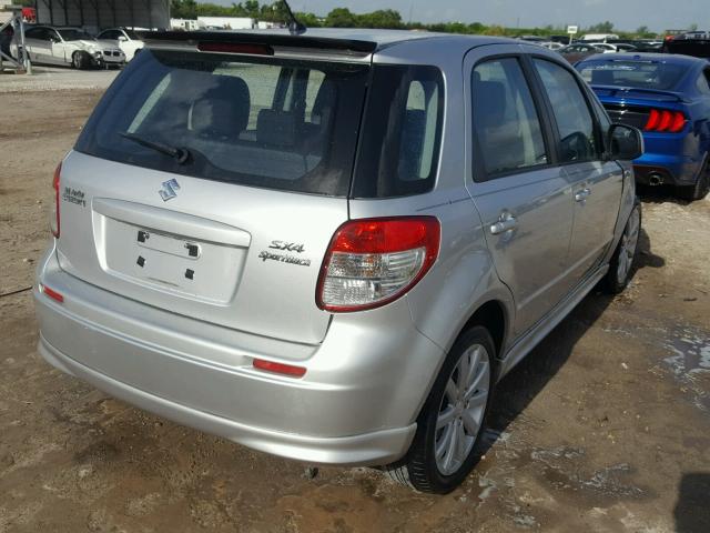 JS2YA5A57B6300132 - 2011 SUZUKI SX4 BASE SILVER photo 4