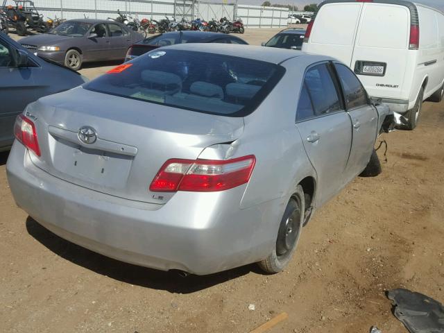 4T1BE46K17U518501 - 2007 TOYOTA CAMRY NEW SILVER photo 4