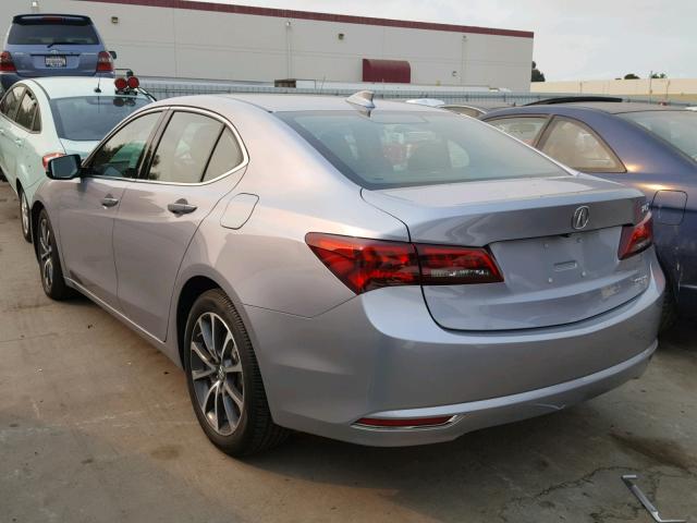 19UUB3F52FA002188 - 2015 ACURA TLX TECH ვერცხლისფერი ფოტო 3