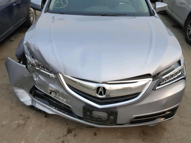 19UUB3F52FA002188 - 2015 ACURA TLX TECH ვერცხლისფერი ფოტო 7