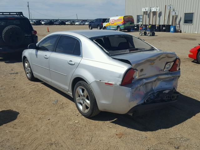 1G1ZC5E07AF301926 - 2010 CHEVROLET MALIBU 1LT ვერცხლისფერი ფოტო 3