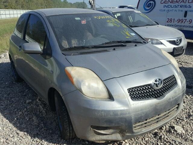 JTDJT923885188756 - 2008 TOYOTA YARIS GRAY photo 1