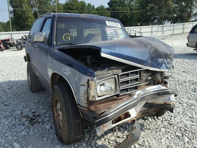 1GNCT18Z6J0147977 - 1988 CHEVROLET BLAZER S10 BLUE photo 1