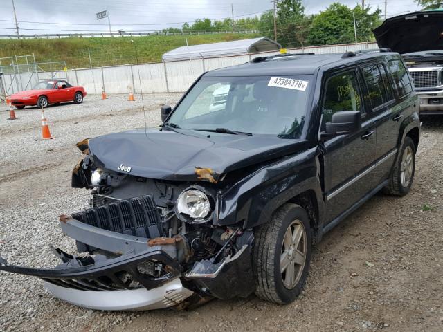 1J4NF4GB1AD510249 - 2010 JEEP PATRIOT LI BLACK photo 2