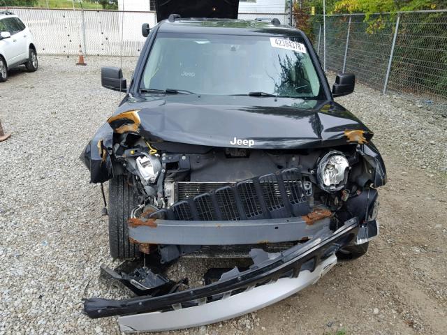 1J4NF4GB1AD510249 - 2010 JEEP PATRIOT LI BLACK photo 9