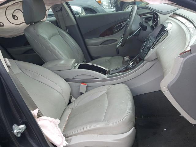 1G4GJ5E35CF349602 - 2012 BUICK LACROSSE T GRAY photo 5