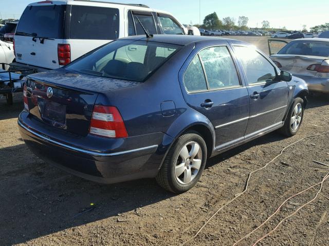 3VWSK69M34M125375 - 2004 VOLKSWAGEN JETTA GLS BLUE photo 4