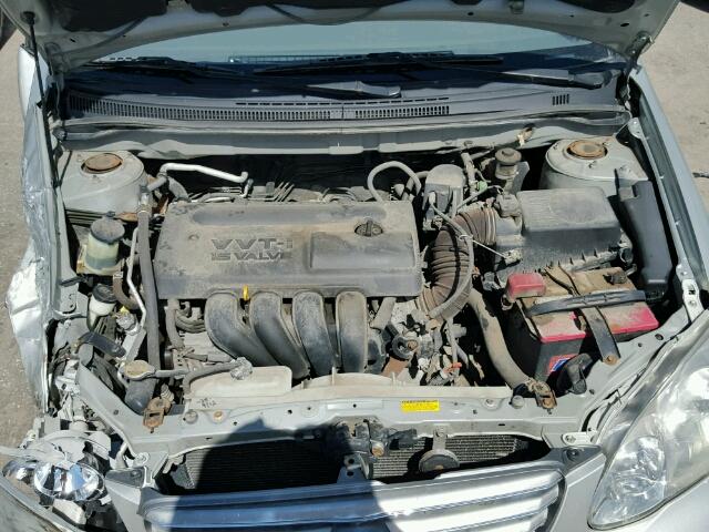 2T1BR38E04C313724 - 2004 TOYOTA COROLLA CE SILVER photo 7