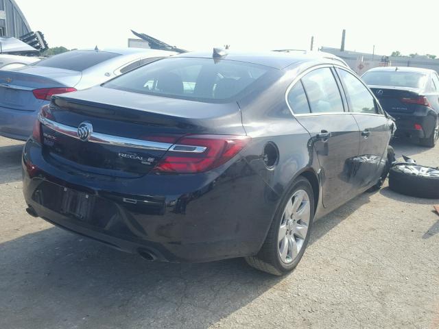 2G4GM5EX8H9103752 - 2017 BUICK REGAL BLACK photo 4