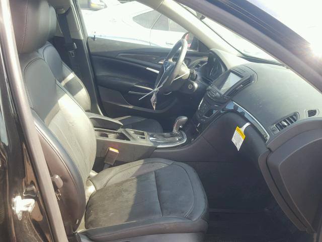 2G4GM5EX8H9103752 - 2017 BUICK REGAL BLACK photo 5